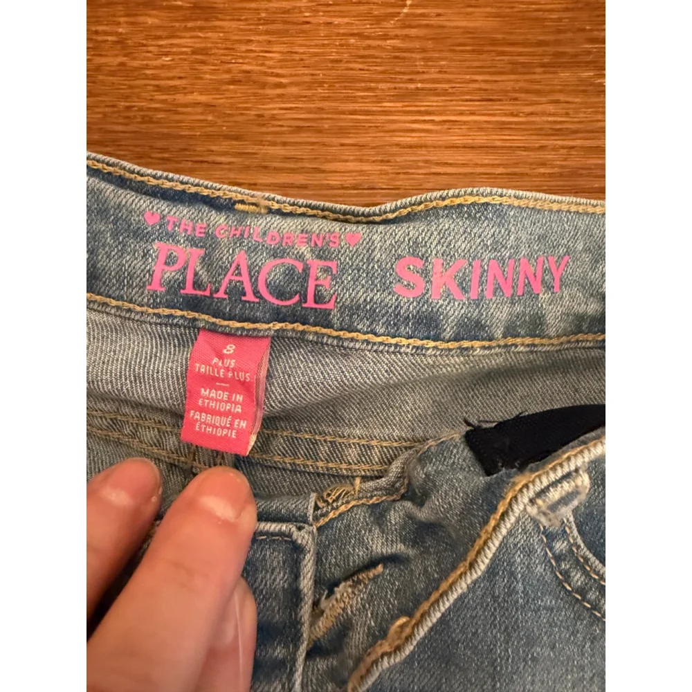 The Children’s Place Girls Jeans Bundle Size 8 Plus Skinny & Super Skinny 2 Pair